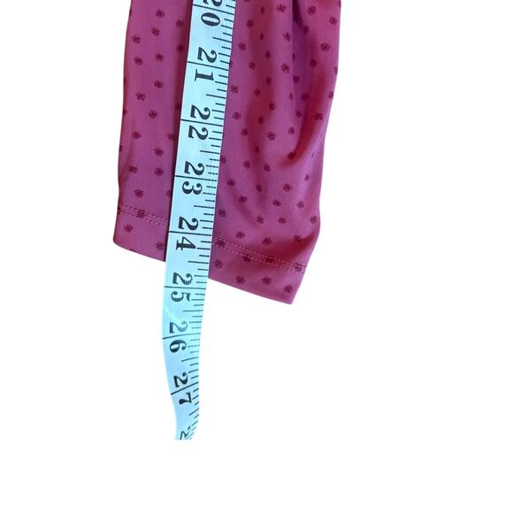 Nike Dri-Fit Women's Leggings Medium Pink Polka Dot Stretch Athletic Yoga Pants - Picture 3 of 8